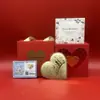 Oro Puro 999 Corazón Pastel Chocolate Regalo Día de San Valentín Caja de Regalo Sorpresa de Un Corazón Alto Gama Romántico Al por Mayor