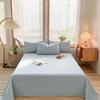 Sábana de Cama de Algodón Puro Pieza Única 100% Algodón Engrosada Dormitorio Estudiantil Funda de Almohada Individual/Doble Juego de Tres Piezas Sábana Universal para Todas las Estaciones