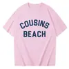 Camiseta de Playa para Mujer, Ropa Casual Estilo Harajuku, Top de Calle, Moda Estética, Tendencia