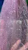 Lentejuelas de gota de agua tela para ropa malla de boda malla de red de diamantes malla de red laberíntica piezas cortadas patrón de arroz brillante y reluciente
