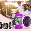 Impresora para niños, cámara instantánea a color, filtro multifuncional, cámara selfie, modelo nuevo, para ventas transfronterizas