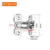 Jinrongda Acero Inoxidable Hebilla de Puerta Pestillo Pestillo de Puerta Cerrojo de Seguridad Hebilla para Puerta Corredera Candado para Puerta de Jaula para Mascotas Pequeñas Venta al por Mayor