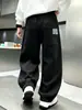 Pantalones Deportivos Sueltos para Niños de Primavera y Otoño, Pierna Recta, Pantalones Deportivos Casuales de Pierna Ancha para Niños Medianos y Grandes, Pantalones Largos de Algodón de Marca Tendencia Otoño
