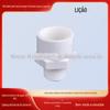 Liansu pvc branco conexões para tubos de abastecimento de água junta reta rosca externa dentes externos diretamente através de conexões para tubos plásticos fabricantes atacado