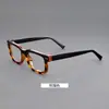 Armação Quadrada Retrô Europeia e Americana Transfronteiriça Tartaruga Gradiente Pode Ser Equipada com Lentes para Miopia, Anti-Luz Azul, Alta Qualidade, Simples, Ultraleve, Confortável e na Moda