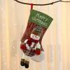 Meias de Natal, Sacolas de Presente de Natal, Meias Pequenas de Natal, Enfeites de Árvore de Natal, Itens Decorativos, Meias de Juta