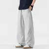 Ropa para Hombre Feng She / Primavera Verano Nuevo Pantalón Casual Recto Holgado para Hombre Tendencia Americana Retro Japonés Simple Versátil Pantalón Largo