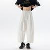 Pantalones Casuales Yamamoto para Hombre Verano 2025 Pantalones Casuales Talla Grande Cónicos Tipo Zanahoria Yamamoto Nueve Puntos Color Sólido Pantalones de Pierna Ancha Hombre
