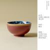 Exquisita Copa Maestra Roja de Palacio para Uso Doméstico, Taza de Té de Cerámica Azul y Blanca, Juego de Té Kung Fu, Taza Individual para Beber Té
