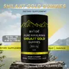 Gomas de Shilajit 60 Peças, Estoque Transfronteiriço, Suplemento Nutricional, Minerais, Ácido Fúlvico