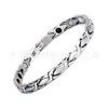 Pulsera Magnética de Acero de Titanio para Cuidado de la Salud de Fábrica Pulsera de Acero Inoxidable de Energía Fabricante de Joyería de Metal