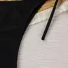 Bikini sexy de cuello halter para comercio exterior con decoración de bordado de lentejuelas, conjunto de traje de baño de dos piezas con parte inferior de triángulo para mujer