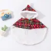 Chapéus, adereços de cabeça, cachecóis de Natal, capas, mantos de fantasia para cães e gatos de estimação transfronteiriços, roupas de Natal para animais de estimação