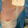 Colar de Pérolas Estilo Ins Acessórios Colar Feminino Versátil de Nicho de Verão Colar de Design Sofisticado Luxo Acessível Corrente para Clavícula Joias