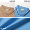 Camisa polo con logotipo impreso personalizado, ropa de trabajo de oficina, camisa cultural, ropa de trabajo con solapa, camiseta de manga corta, ropa de trabajo con bordado personalizado.