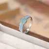 Anel Yilu Prata S925 Prata Esterlina Jade Água Azul Novo Estilo Nacional Chinês Esmalte Cabaça Fulu Anel Aberto Vintage