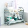 Rack de armazenamento de mesa de alto valor Ins-style Multi-camadas Dormitório Armazenamento Estante de livros Computador Escritório Rack de armazenamento em estoque Cabelo