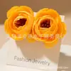 Amazon Transfronterizo Frescos Coloridos Pendientes de Flor de Girasol Dulce Atmósfera Pendientes Colgantes de Flor de Tulipán Joyería