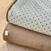 Funda de Cama de Doble Capa de Gasa de Dibujos Animados para Madre y Bebé, Terciopelo de Leche, Acolchada, Engrosada, Protector de Cama Antideslizante, Sábana Lavable a Máquina para Colchón