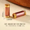 Joias Personalizadas Prata S925 Banhada a Ouro Esmalte Contas Cilindro Contas Espaçadoras Pulseira DIY Feita à Mão Colar Materiais para Joias Acessórios