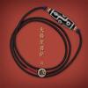 Pulsera de Cuerda Roja para el Año del Dragón y el Año de la Vida Plata de Ley Nueve Palacios Bagua Pulsera de Cuerda Tejida a Mano para Hombres y Mujeres Cuerda Estilo Tíbet