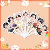 Yinyin_anw Huang Lixian siete abanicos plegables abanico plegable concierto soporte periférico soporte TikTok mismo estilo