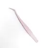 Pinzas Antiadherentes, Pestañas Postizas sin Pegamento, Herramientas Profesionales Especiales para Artistas de Pestañas para Principiantes, Pinzas de Pluma Dorada, Pinzas Antiadherentes
