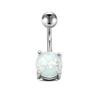 Conjunto de Anéis de Umbigo com Zircônia Colorida Anel de Umbigo Joias para Body Piercing Piercing Corpo Barriga Conjunto de 10 Peças
