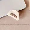 Novo Grampo de Cabelo Elegante de Acetato com Estampa de Leopardo Coreano Metalizado Retro Fashion Pegador para a Parte de Trás da Cabeça Acessórios de Cabelo de Alto Padrão
