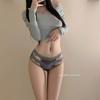 Cuidado con la Pura Pasión Ropa Interior Sexy Sexy para Mujer Bragas Algodón Puro Entrepierna Malla de Encaje Trasero de Melocotón Nuevo Estilo 2025