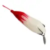 Isca de Pesca de Superfície para Arremesso de Longa Distância, Estilo Flyfish Modificado, Gancho Duplo, Especializada para Peixe-Preto, Isca Biónica Flutuante, Isca de Peixe de Silicone
