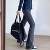 Pantalones de Yoga Deportivos Nuevos 2025 Ajuste Delgado Sueltos Acampanados Pantalones Largos Estilo Lulu Pantalones de Fitness de Cintura Alta