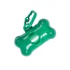 Dispensador de sacos para dejetos de animais de estimação, caixa de armazenamento de sacos para cocô de cachorro, dispensador de caixa de dejetos em formato de osso