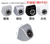 Cámara Universal para Coche Estilo Coreano con Luz, Montaje con Tornillo Exterior CCD a Color Visión Nocturna Cámara de Alta Definición, Cámara de Reversa para Coche