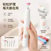 Pulidor de uñas eléctrico portátil, recargable para uso doméstico, herramienta silenciosa para nail art para quitar esmalte, recortar uñas y exfoliar la piel muerta