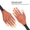 Nueva Mano Protésica para Práctica de Manicura con Articulaciones Móviles sin Etiquetar Modelo de Mano Flexible Manipulador con Soporte para Enviar Piezas de Uñas