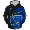 Suéter con cremallera de rugby NFL impresión digital 3D talla europea cárdigan con capucha para hombre camisa de pareja transfronteriza nuevo