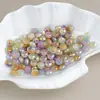 Ding Yi Lengyue Ábaco de Nube Tricolor Cuentas Destello Fino Cuentas de Sirena Cuentas Espaciadoras Cadena de Teléfono Móvil DIY Accesorios de Joyería