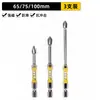 Nunchaku Bit Cruz Magnético Forte Antiderrapante Alta Dureza Aço de Tungstênio Chave de Fenda Elétrica Chave de Vento Super Dura Furadeira Elétrica Manual