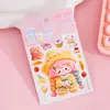 Pegatinas 5D tridimensionales con relieve para niñas, dibujos animados infantiles, autoadhesivas, impermeables, decoración DIY para funda de teléfono, patrones pequeños