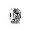 Pandora cobre blanco plateado cuentas de Magnolia Corona hielo giro hebilla fija cuerda cuentas accesorios DIY