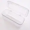 Caja de Almacenamiento Organizadora Transparente Grande y Pequeña a Prueba de Polvo y Humedad con Tapa Abatible de Plástico Caja de Plástico Caja de Joyería Caja para Joyería de Cuentas