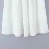 Saia Elegante Feminina de Renda Bordada Cor Sólida com Barra Ampla Super Feérica Nova Moda 2026 Europeia e Americana Transfronteiriça Atacado