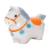 Enfeite Giratório Cavalo Pequeno de Jingdezhen, Lembrança Cerâmica de Luoyang, Cavalo Tang Criativo para Mesa Alívio de Estresse Cavalo Fofo Item Quente