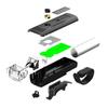 Luces nuevas para bicicleta alemanas para exteriores, faros para bicicleta de montaña, recargables por USB, equipo para ciclismo, linterna LED
