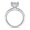 Anillo de plata S925 Tong Lin para mujer, anillo de compromiso, anillo de boda con diamante de 1 quilate, anillo cuadrado de platino con diamante de simulación, fabricantes, venta al por mayor