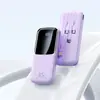 Carregador portátil de 20000mAh, carregamento rápido, grande capacidade, certificado para atender aos padrões nacionais chineses (CCC), vem com quatro cabos personalizados, direto da fábrica para vendas transfronteiriças