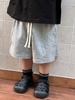 Shorts Infantis Verão Finos Três Cores Casuais Calças de Cinco Comprimentos para Meninos e Meninas Calças de Comprimento Médio para Bebês Classe A Algodão Puro Versátil