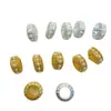 Anillo qiankun de aleación de perla sintética incrustada anillo para correr cuenta espaciadora cuenta de rueda grande junta para accesorios de collar de teléfono móvil DIY