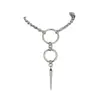 Comercio Exterior Transfronterizo Cadena de Acero Inoxidable Puntiaguda Eslabones Gruesos Collar Estilo Gótico Joyería Venta Directa de Fábrica